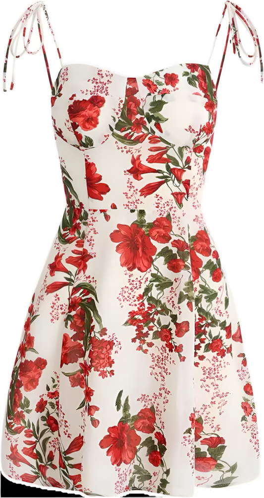 ,,Scarlet Vines“ Dress